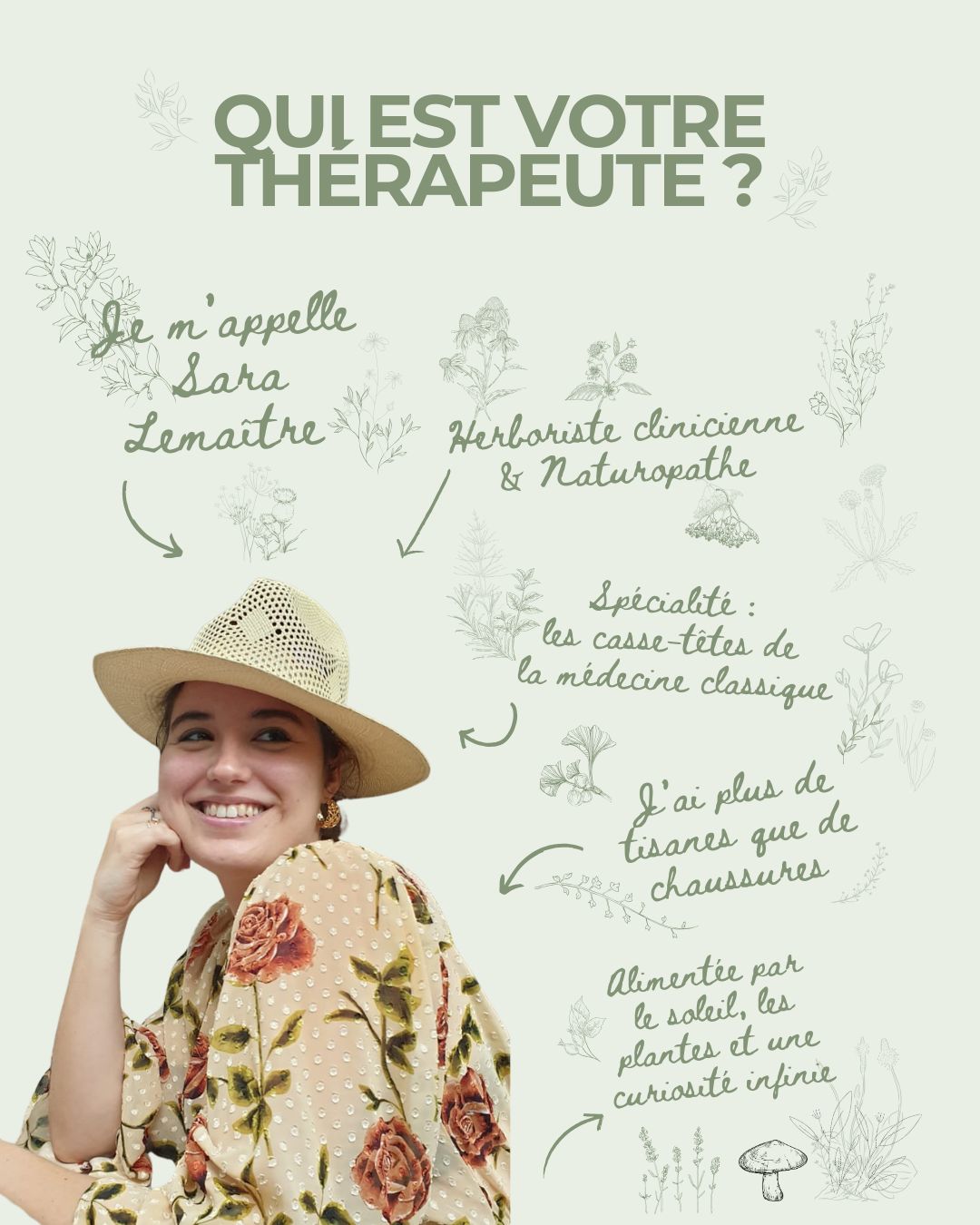 Sara Lemaitre en consultation
